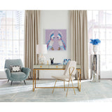 Antiqued Mirror 3-Drawer Desk | Jonathan Adler Delphine | Oroa.com