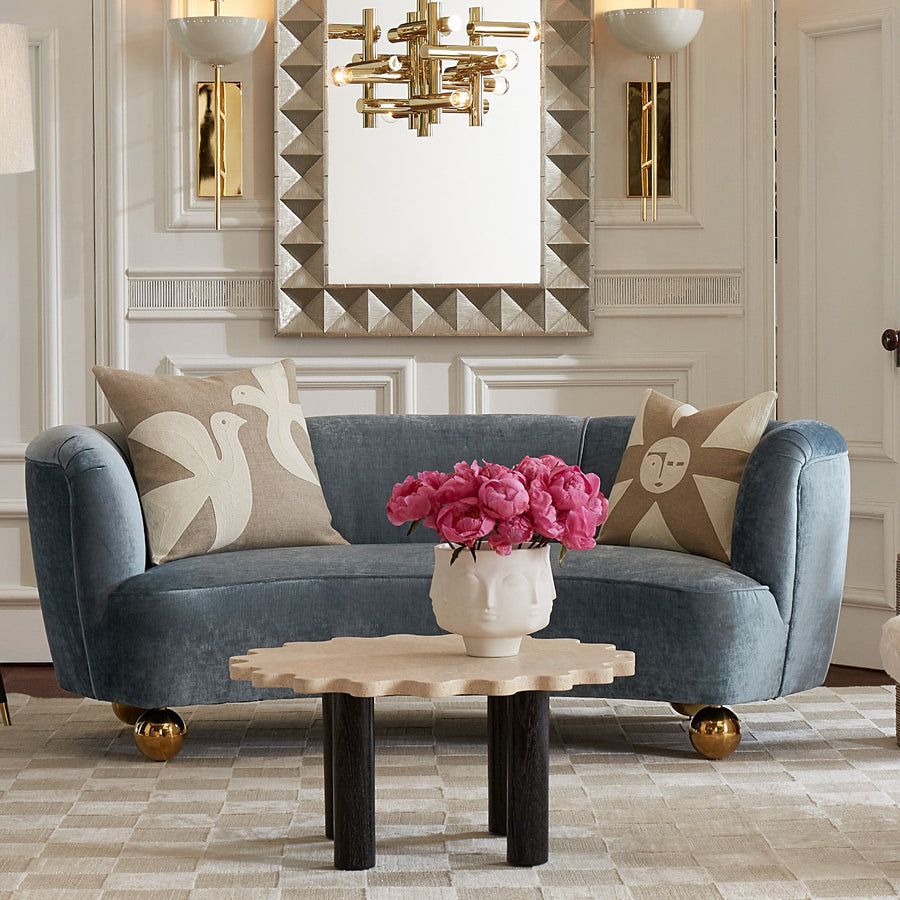 Unglazed Porcelain Face Bowl | Jonathan Adler Dora Maar | Oroa.com