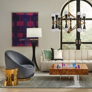 Velvet Rocker Swivel Chair | Jonathan Adler Ether | Oroa.com