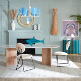 Blue Acrylic Decorative Object | Jonathan Adler Rabbit Shark | Oroa.com