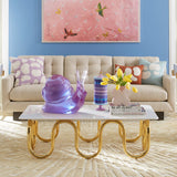 Purple Acrylic Decorative Object | Jonathan Adler Snail | Oroa.com