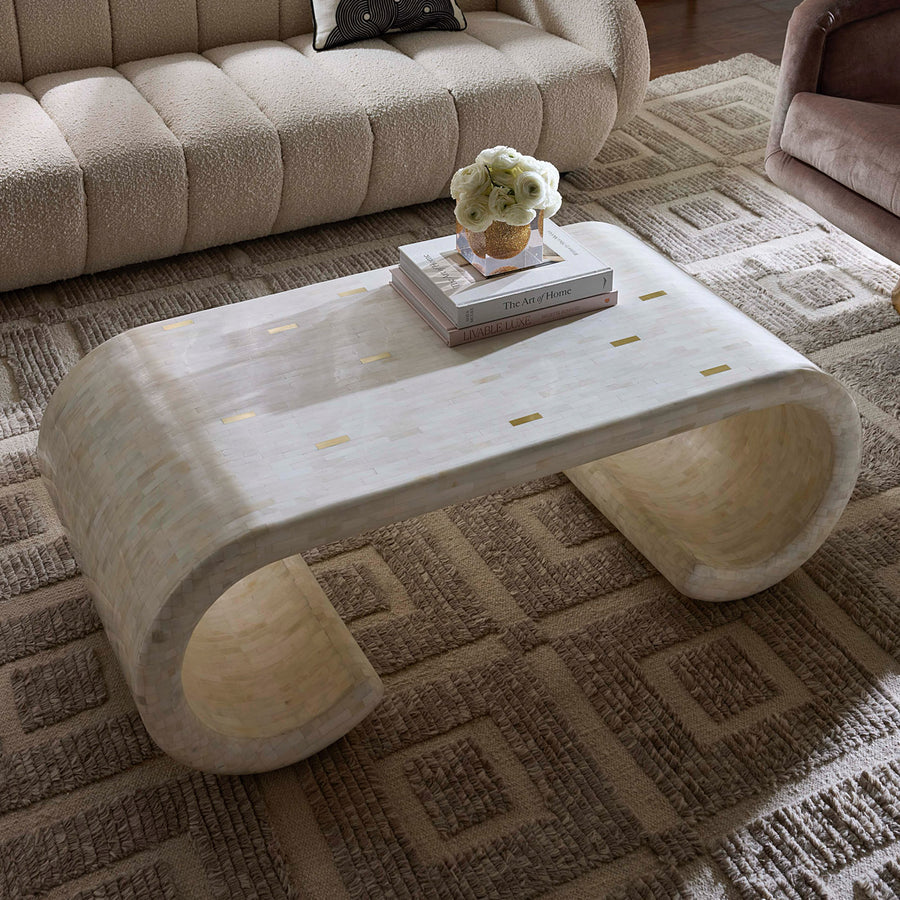 Brick Inlaid Cocktail Table | Jonathan Adler Casablanca | Oroa.com