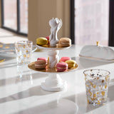 Gold Porcelain 2-Layer Tray | Jonathan Adler Eve Bon Bon | Oroa.com