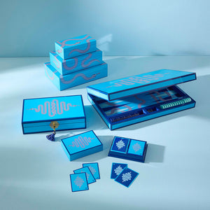 Blue Lacquer Jewelry Box | Jonathan Adler Eden | Oroa.com