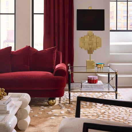 Orb Feet Velvet Sofa | Jonathan Adler Greenwich | Oroa.com