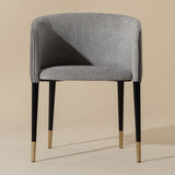 Modern European furniture - Fabric & Leather Dining Armchair - www.oroa.com