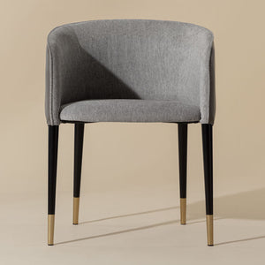   Fabric & Leather Dining Armchair | Oroa.com