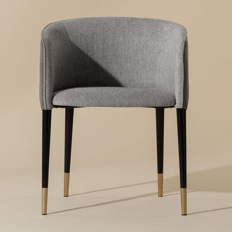 Modern European furniture - Fabric & Leather Dining Armchair - www.oroa.com