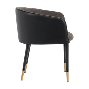   Fabric & Leather Dining Armchair | Oroa.com
