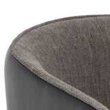 Modern European furniture - Fabric & Leather Dining Armchair - www.oroa.com