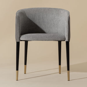   Fabric & Leather Dining Armchair | Oroa.com