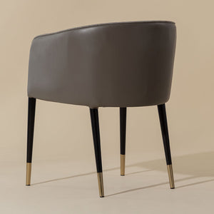   Fabric & Leather Dining Armchair | Oroa.com