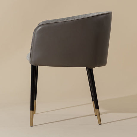 Modern European furniture - Fabric & Leather Dining Armchair - www.oroa.com