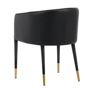   Fabric & Leather Dining Armchair | Oroa.com