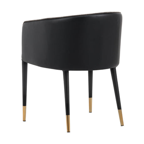 Modern European furniture - Fabric & Leather Dining Armchair - www.oroa.com