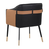 Modern European furniture - Leather-Inspired Dining Chair - www.oroa.com