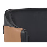 Modern European furniture - Leather-Inspired Dining Chair - www.oroa.com