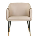 Modern European furniture - Leather-Inspired Dining Chair - www.oroa.com