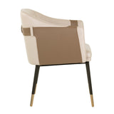 Modern European furniture - Leather-Inspired Dining Chair - www.oroa.com