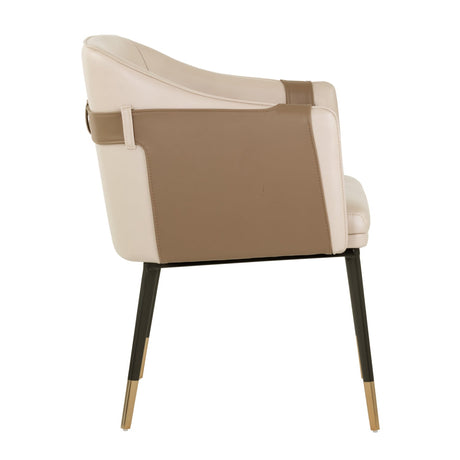 Modern European furniture - Leather-Inspired Dining Chair - www.oroa.com