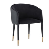 Modern European furniture - Fabric & Leather Dining Armchair - www.oroa.com