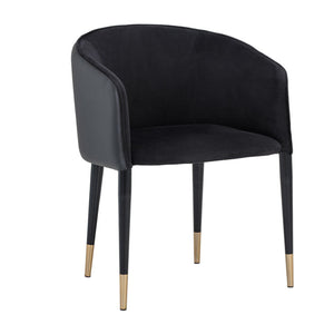   Fabric & Leather Dining Armchair | Oroa.com