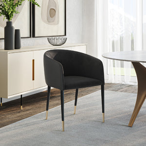   Fabric & Leather Dining Armchair | Oroa.com