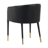 Modern European furniture - Fabric & Leather Dining Armchair - www.oroa.com