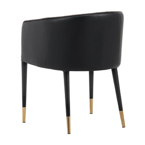   Fabric & Leather Dining Armchair | Oroa.com