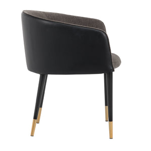   Fabric & Leather Dining Armchair | Oroa.com