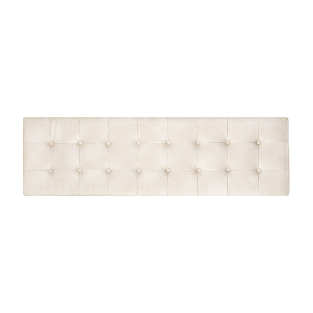   Button Tufted Leather Bench | Oroa.com
