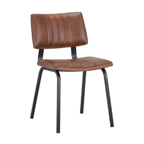 Leather Look Industrial Dining Chairs (2) by Splendido Berkley, alternate view 2