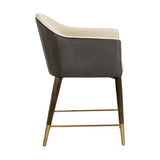 Modern European furniture - Cream Leather Dining Armchair - www.oroa.com