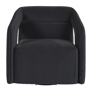   Fabric Upholstered Swivel Lounge Chair | Oroa.com