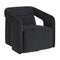 Modern European furniture - Fabric Upholstered Swivel Lounge Chair - www.oroa.com