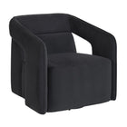 Modern European furniture - Fabric Upholstered Swivel Lounge Chair - www.oroa.com