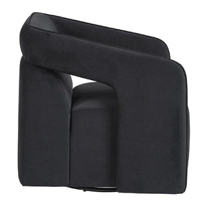   Fabric Upholstered Swivel Lounge Chair | Oroa.com