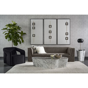   Fabric Upholstered Swivel Lounge Chair | Oroa.com