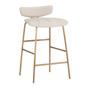   Leather Inspired Counter Stool | Oroa.com