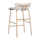 Modern European furniture - Leather Inspired Counter Stool - www.oroa.com
