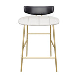 Modern European furniture - Leather Inspired Counter Stool - www.oroa.com