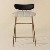Modern European furniture - Leather Inspired Counter Stool - www.oroa.com