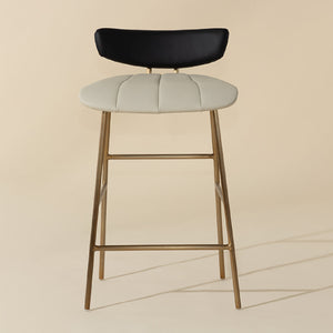   Leather Inspired Counter Stool | Oroa.com