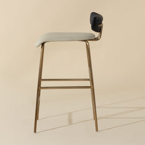   Leather Inspired Counter Stool | Oroa.com