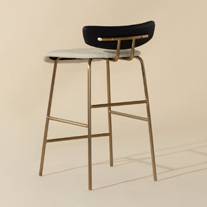   Leather Inspired Counter Stool | Oroa.com