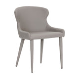 Taupe Leather Dining Chairs (2) | Splendido Evora