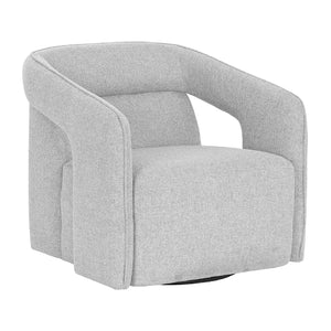   Fabric Upholstered Swivel Lounge Chair | Oroa.com