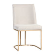 Cream Cantilevered Dining Chairs (2) by Splendido Rayla, alternate view 2