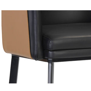   Two-Toned Leather Bar Stool | Oroa.com