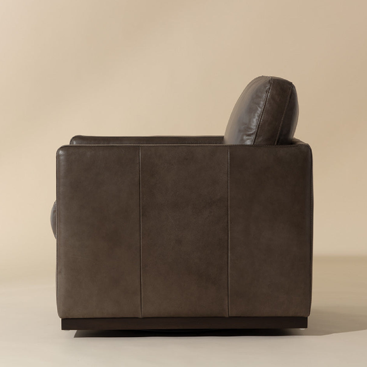   Modern European furniture - Track-Armed Swivel Lounge Chair - www.oroa.com | Oroa.com
